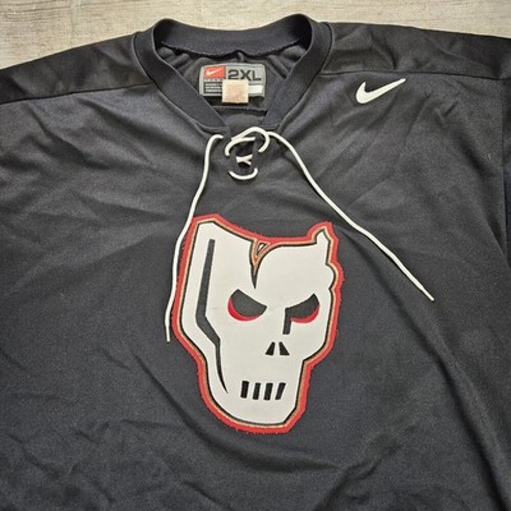 Men's Nike Calgary Hitmen Jersey Size XXL 2XL WHL Black